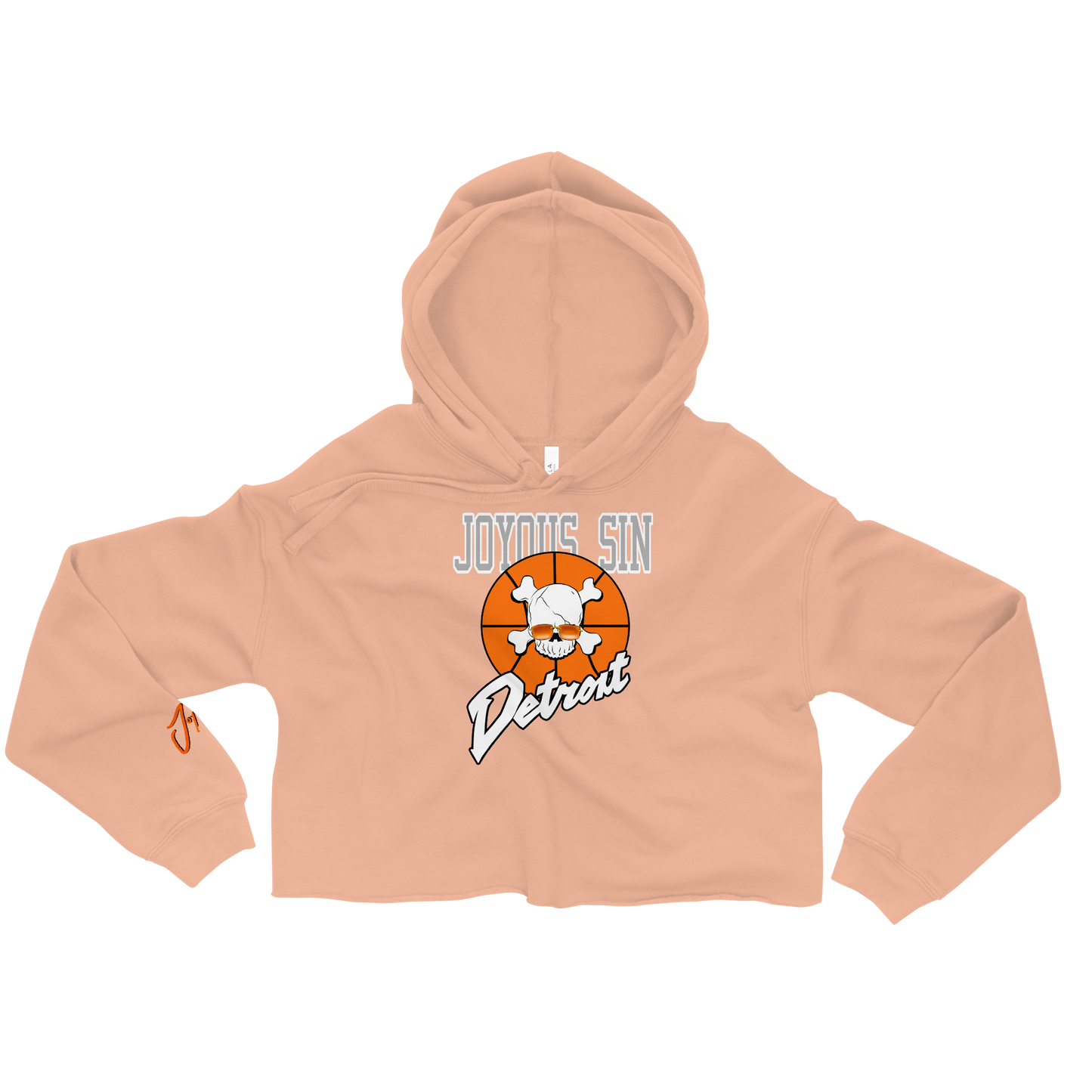 Joyous Basketball Crop Hoodie