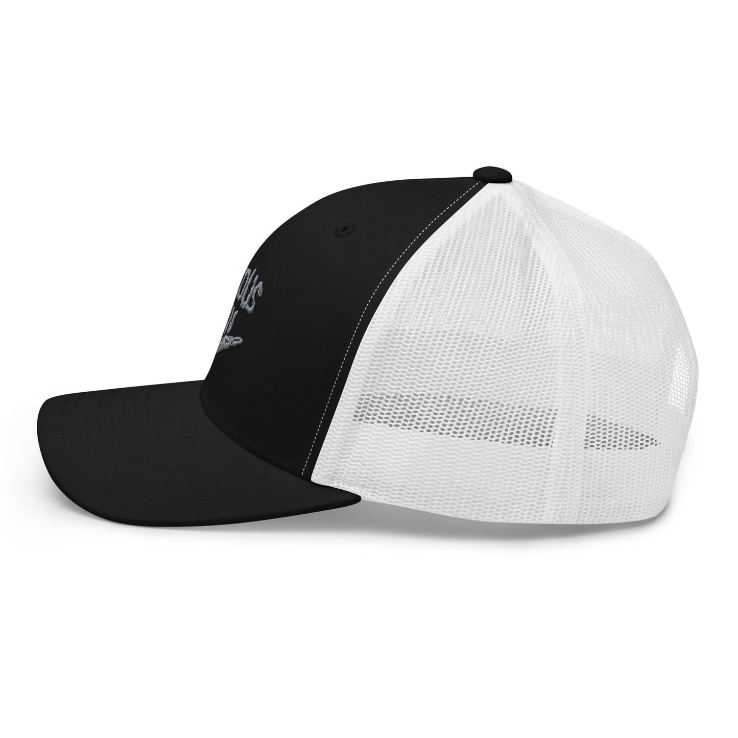 Joyous smoke trucker hat