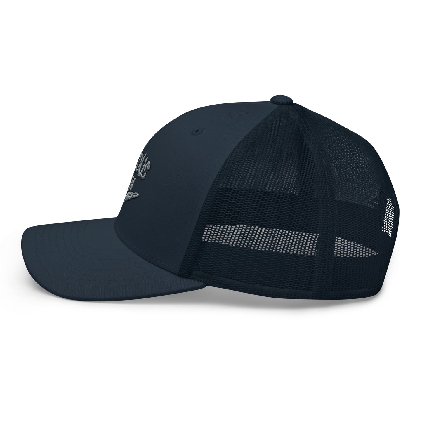 Joyous smoke trucker hat