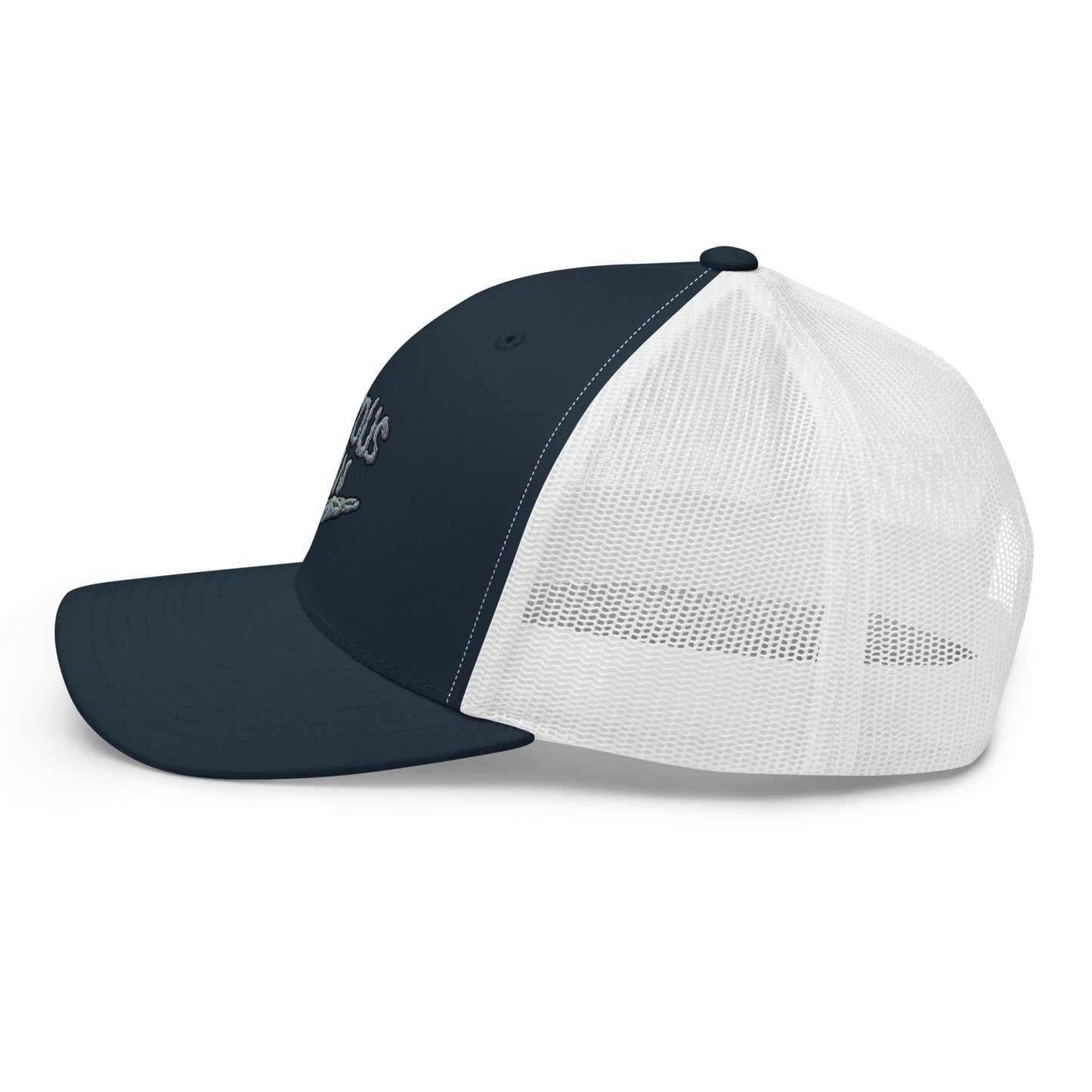 Joyous smoke trucker hat