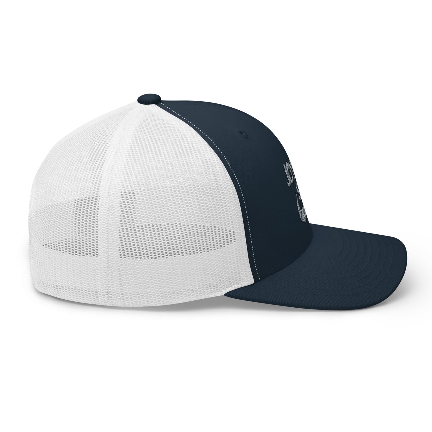 Joyous smoke trucker hat