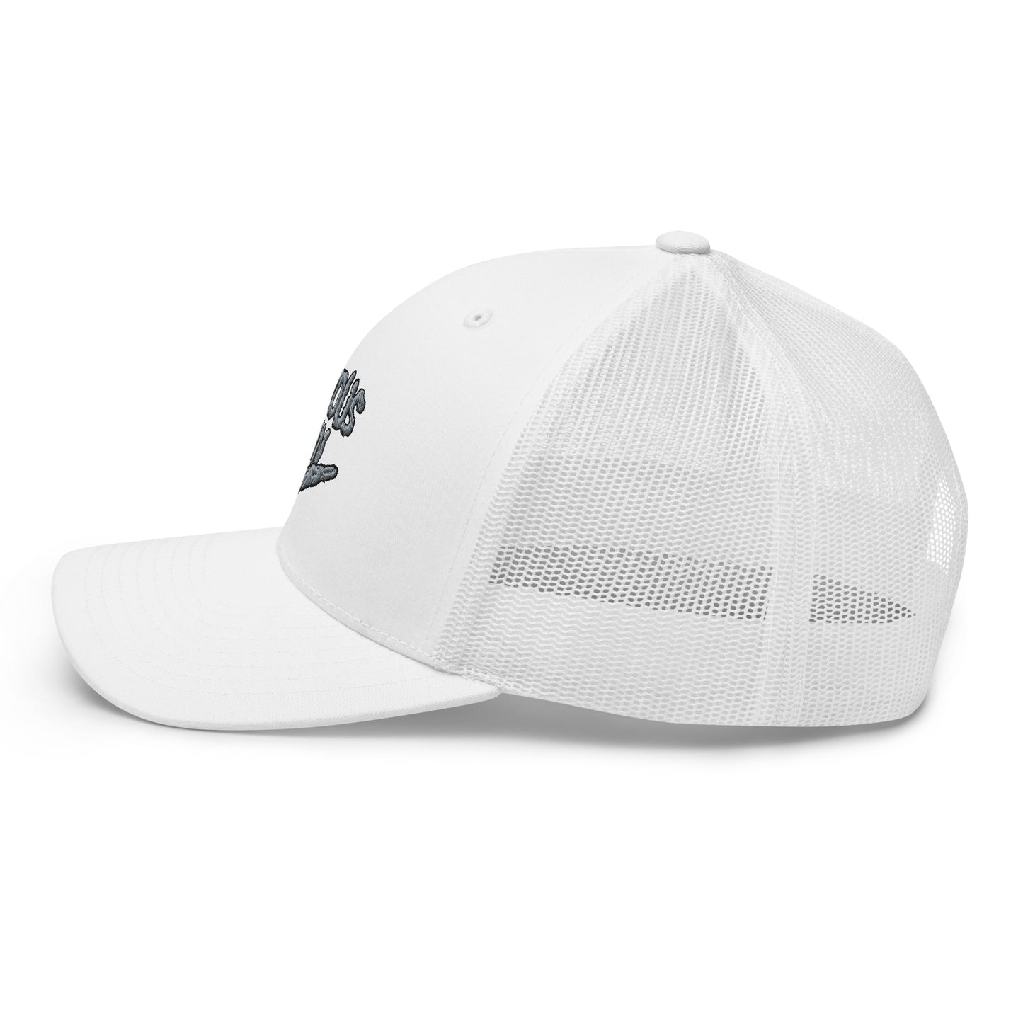 Joyous smoke trucker hat
