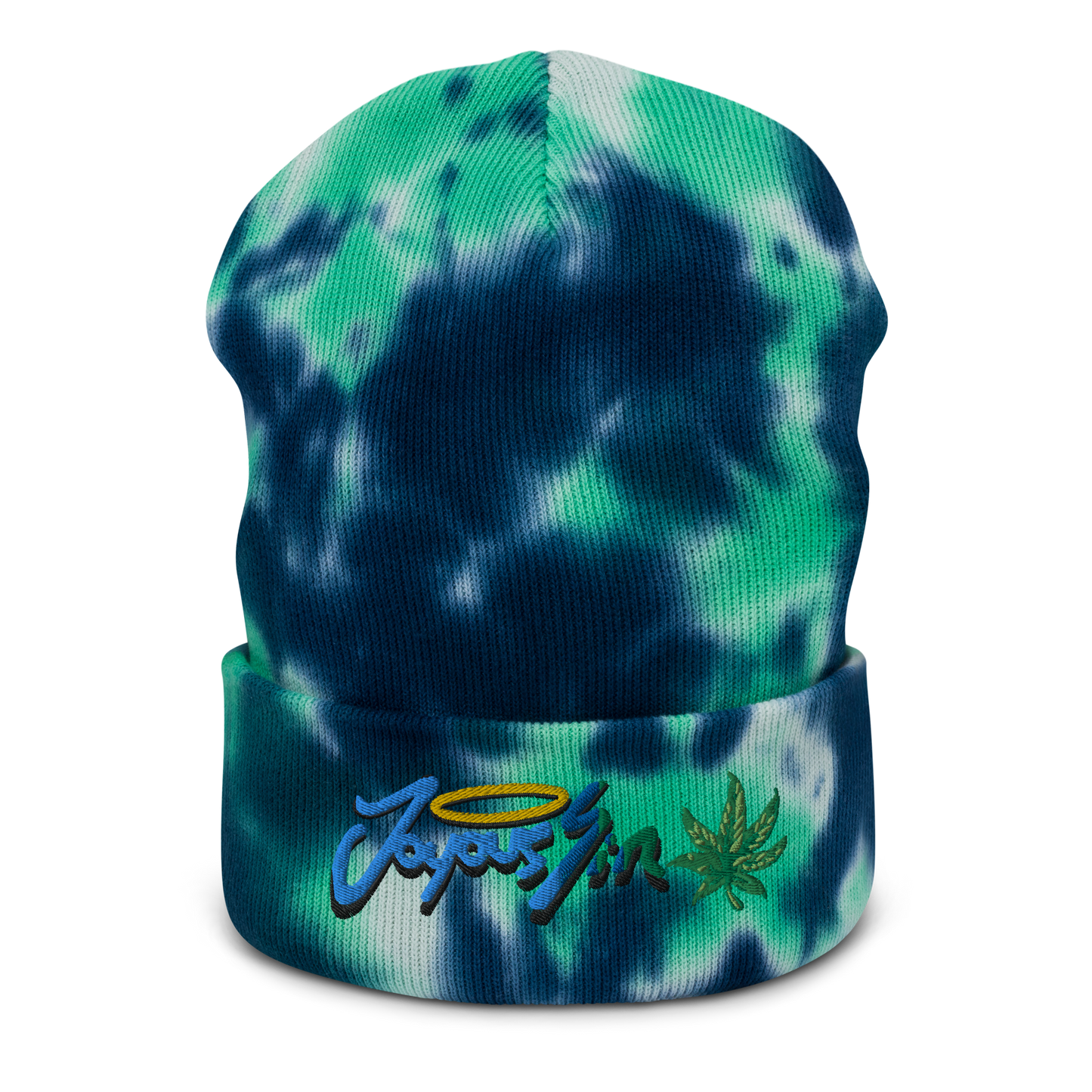 Tie-Dye Leafy Beanie