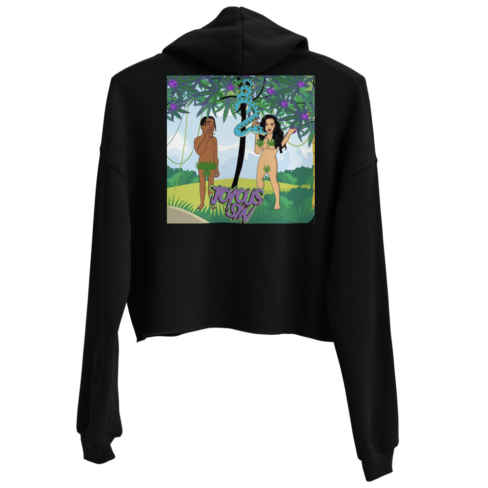 Joyous Sin Womens Crop Hoodie
