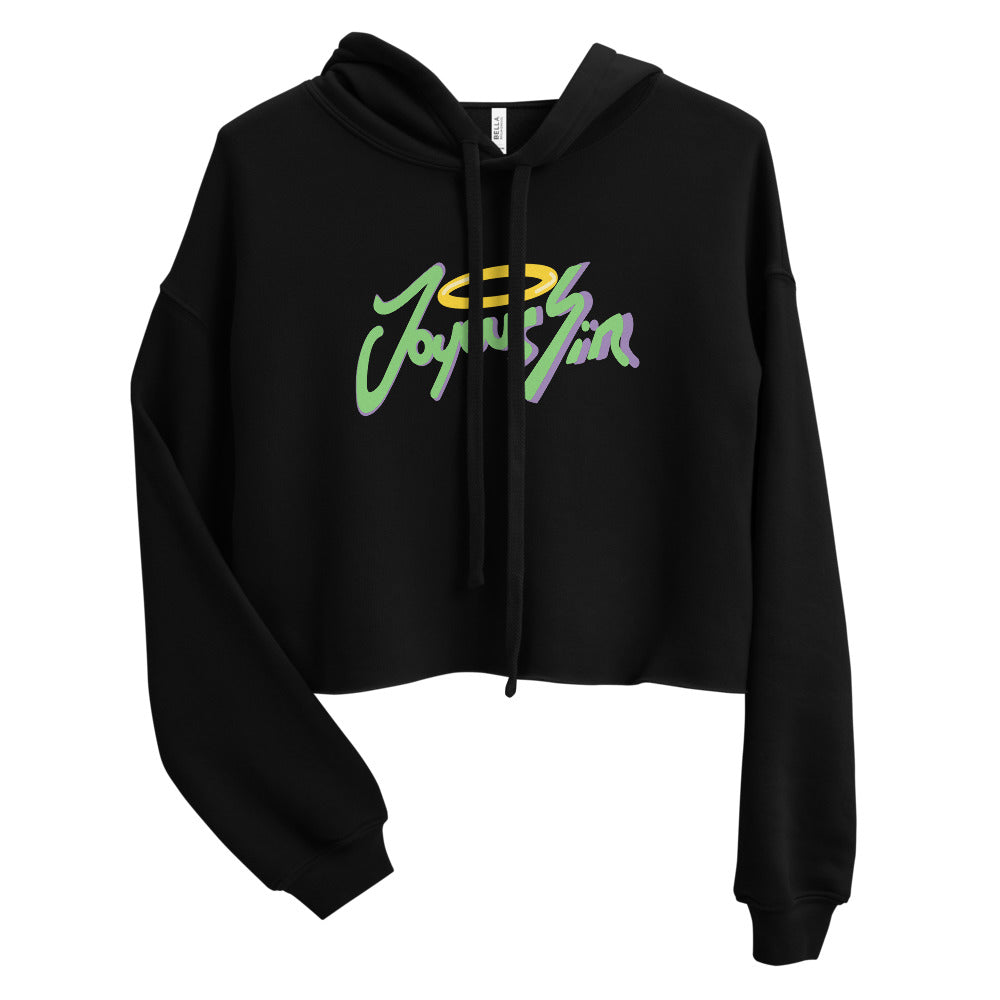 Joyous Sin Womens Crop Hoodie