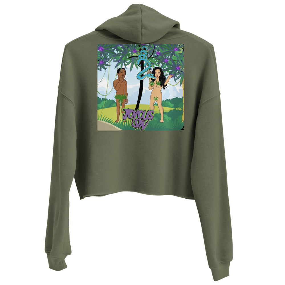 Joyous Sin Womens Crop Hoodie