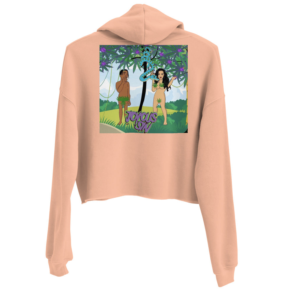 Joyous Sin Womens Crop Hoodie