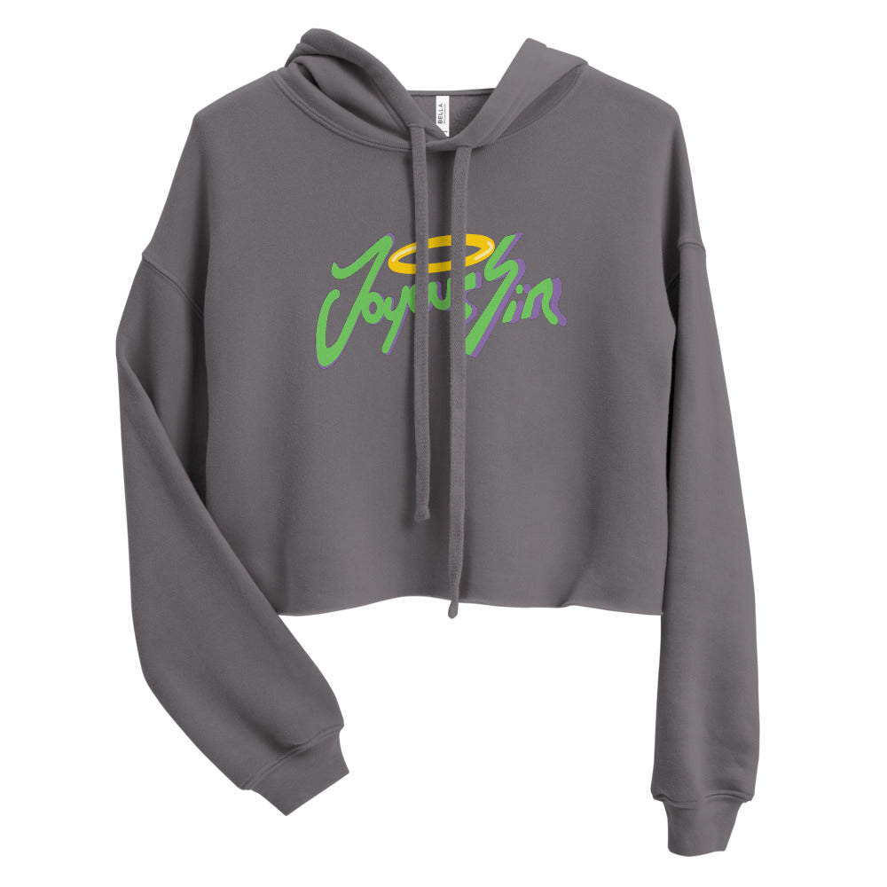 Joyous Sin Womens Crop Hoodie