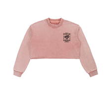 Load image into Gallery viewer, JS Rose Cropped Sweatshirt
