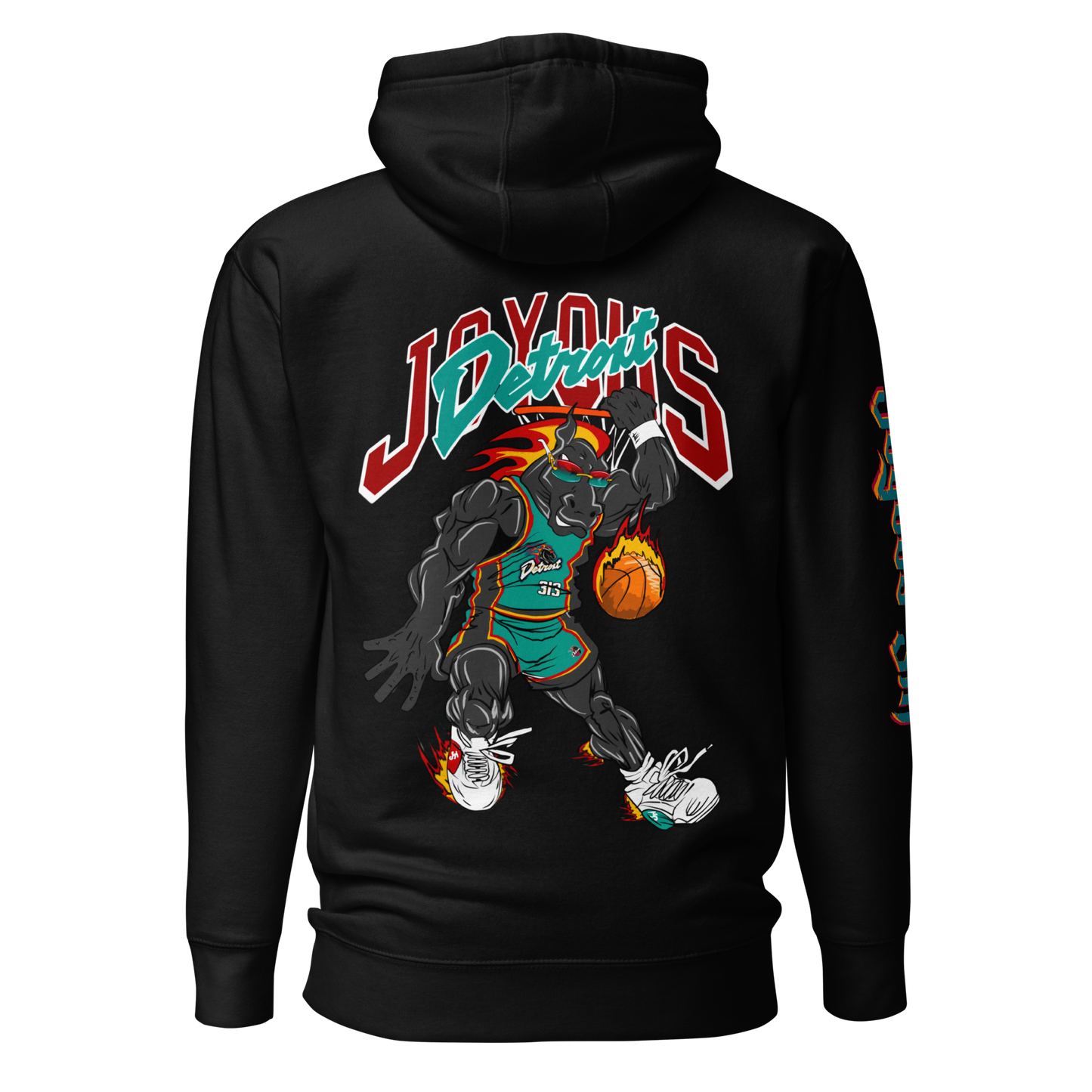 Detroit Hooper Hoodie (teal)