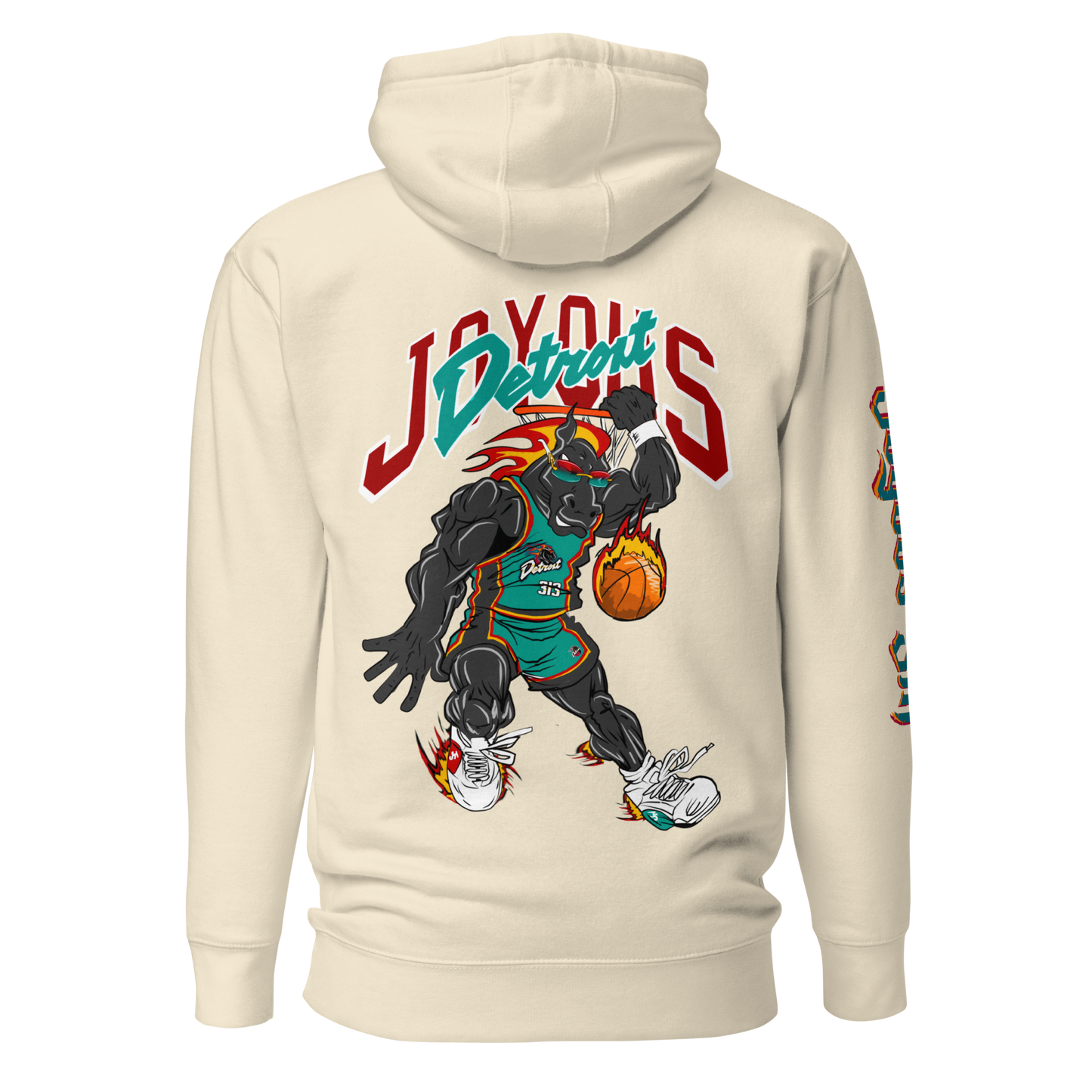 Detroit Hooper Hoodie (teal)