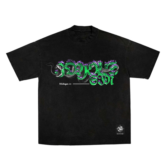 Green Glowing JS Mamba Tee
