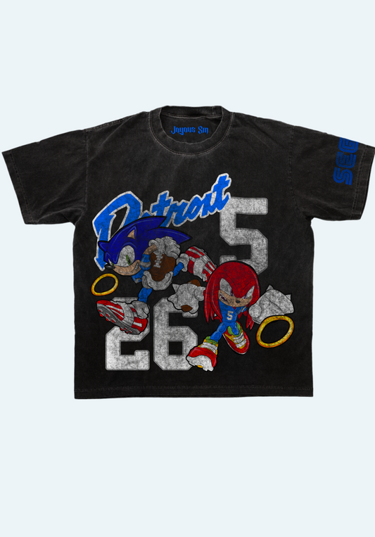 Detroit Sonic & Knuckles (Vintage Look)