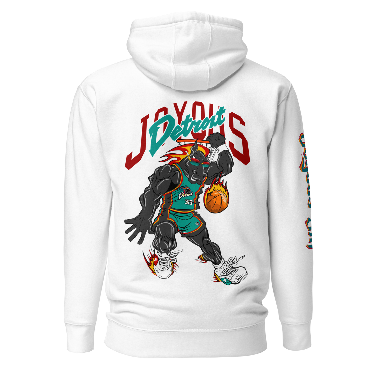 Detroit Hooper Hoodie (teal)