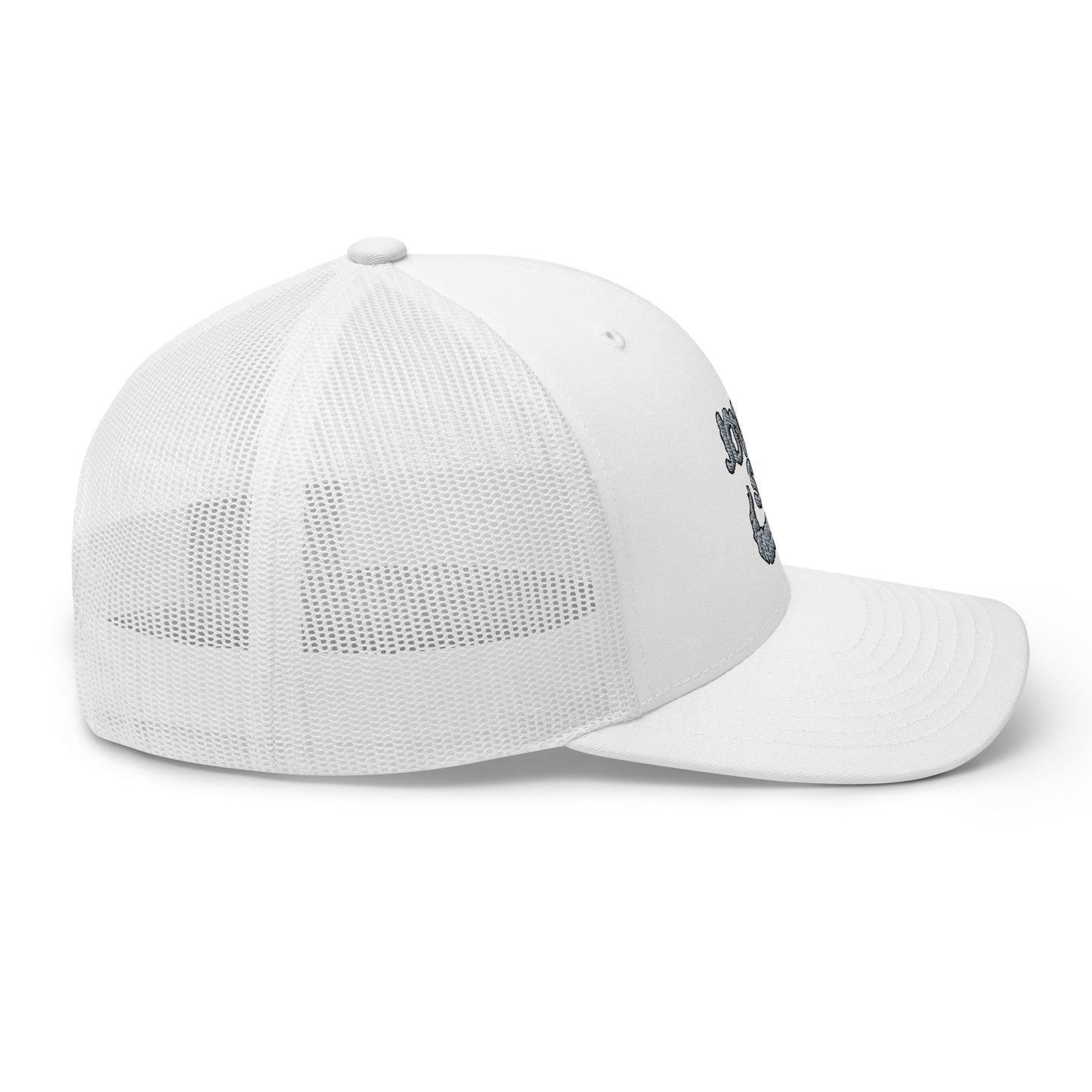 Joyous smoke trucker hat