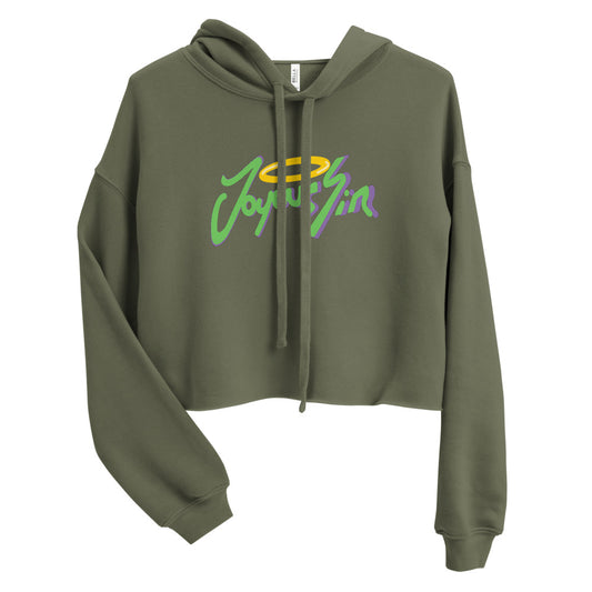 Joyous Sin Womens Crop Hoodie